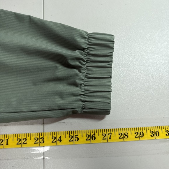 Eddie‎ Bauer Pants Womens L Stripe Track Jogger Ankle Pull On Stretch Green - Picture 15 of 16